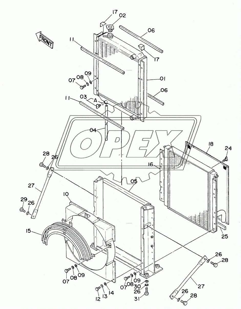 RADIATOR (WAVY FIN)