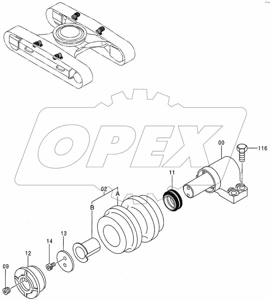  UPPER ROLLER, 83808~