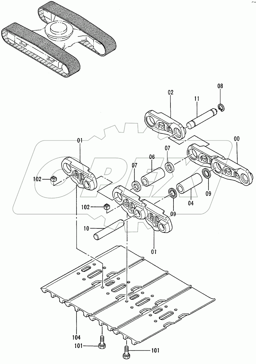  TRACK-LINK 600G <200LC>