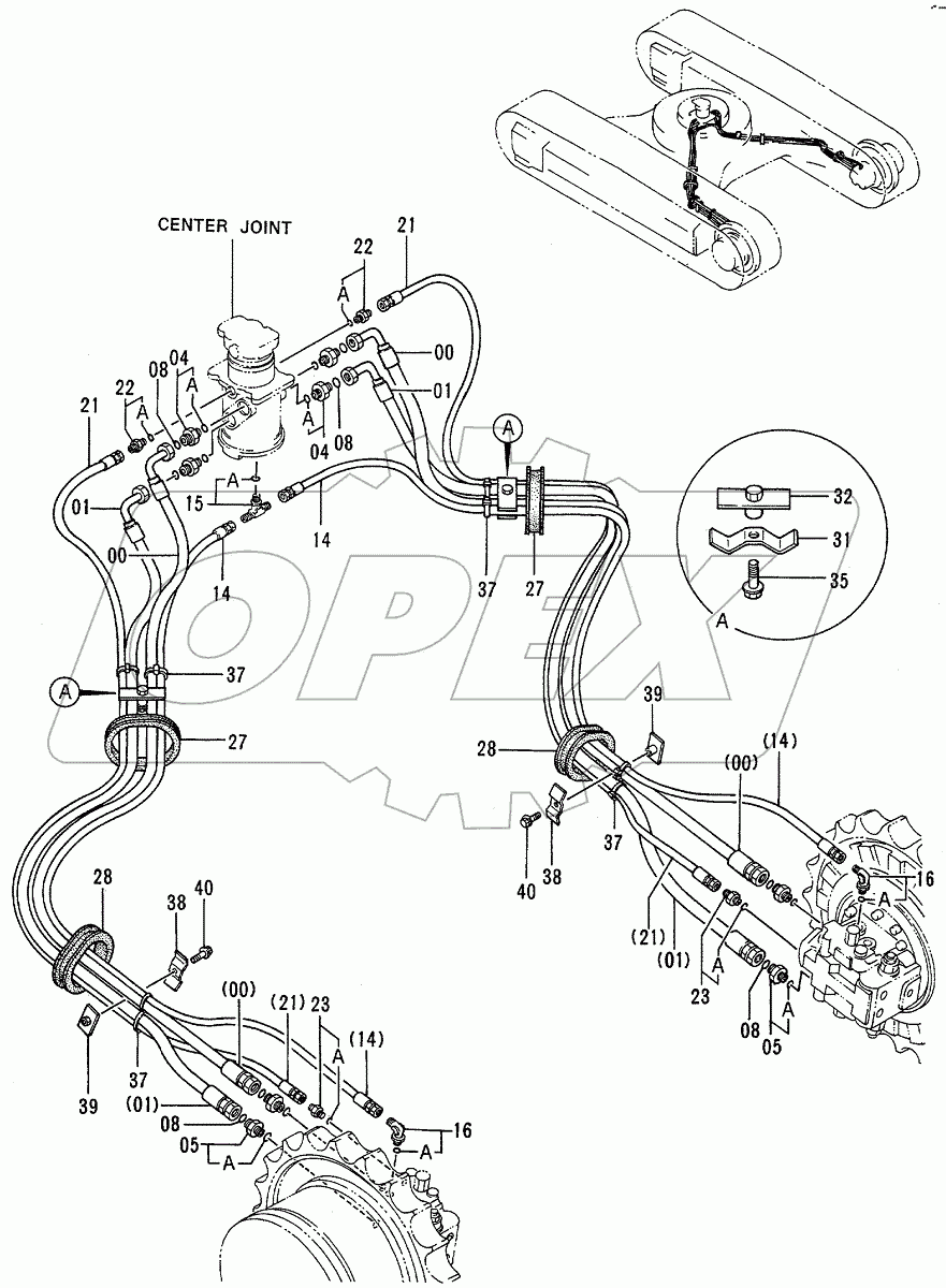  TRAVEL PIPINGS (LC TRACK)