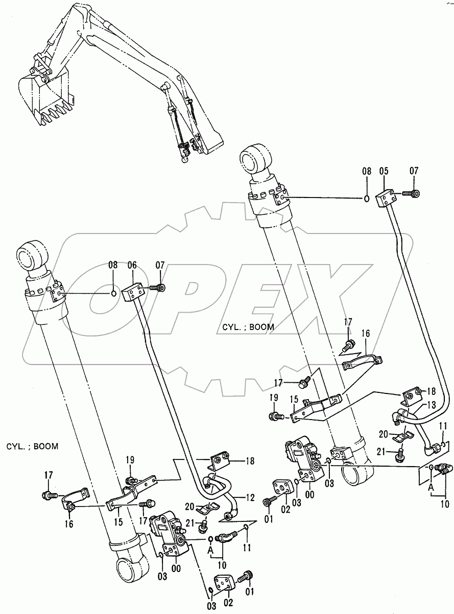  HOSE RUPTURE VALVE PIPINGS (BOOM):1
