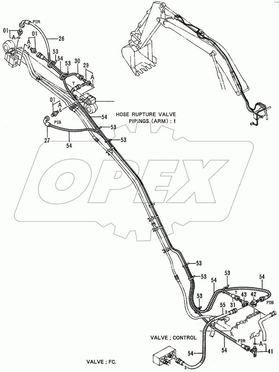  HOSE RUPTURE VALVE PIPINGS (ARM):2