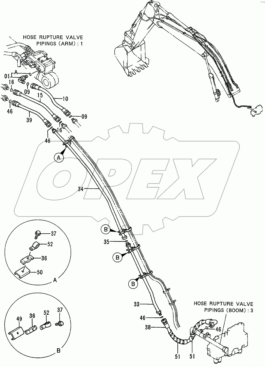  HOSE RUPTURE VALVE PIPINGS (ARM):3