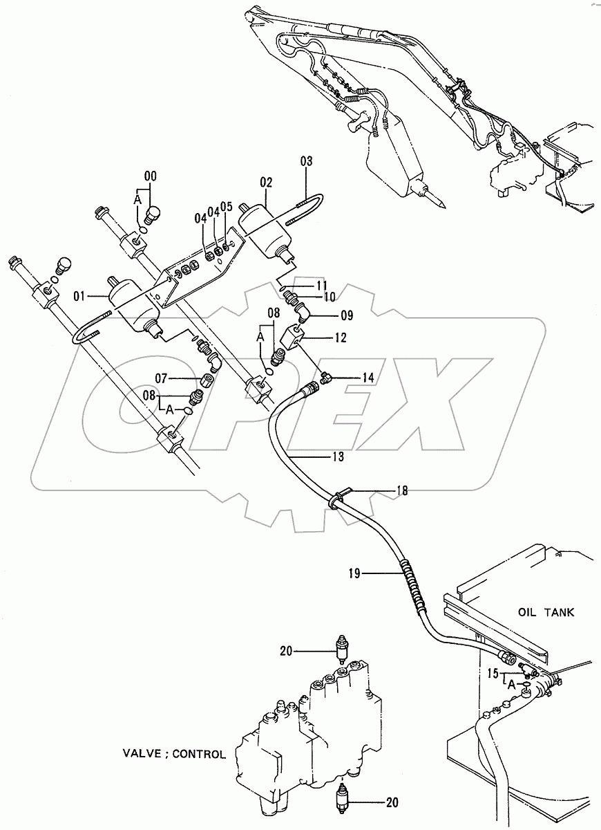  PIPINGS FOR NPK BREAKER & CRUSHER