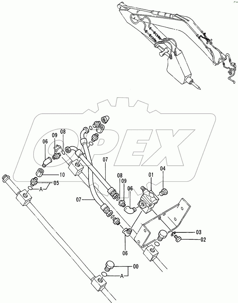  PIPINGS FOR OKADA/FURUKAWA BREAKER
