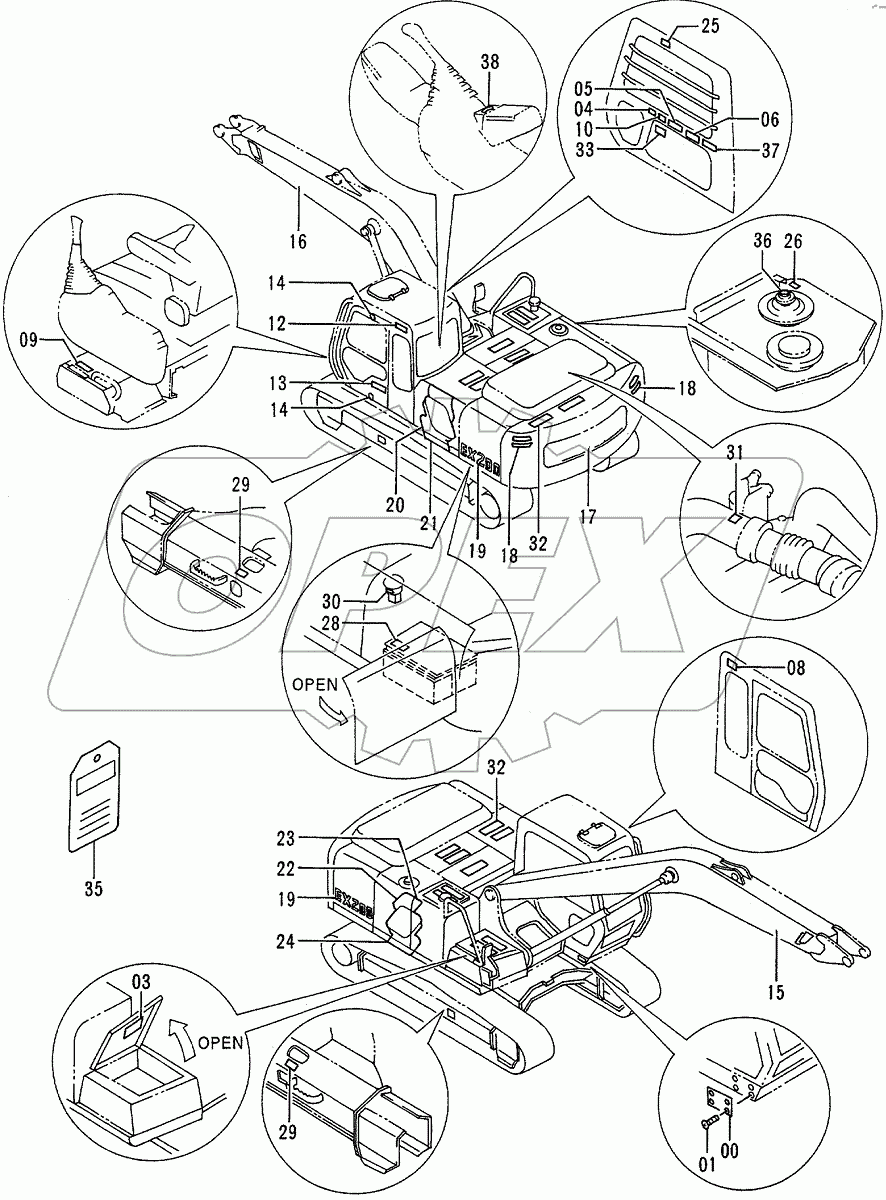 NAME-PLATE (ENGLISH) <STD>