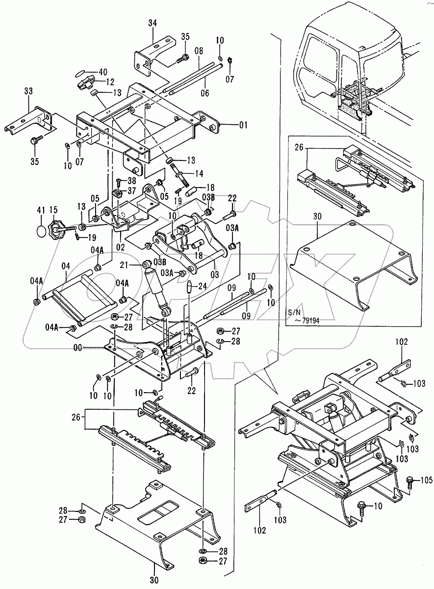  SEAT SUSPENSION <USA>
