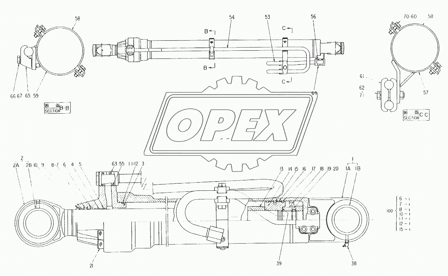 CYL., BOOM (R) 1