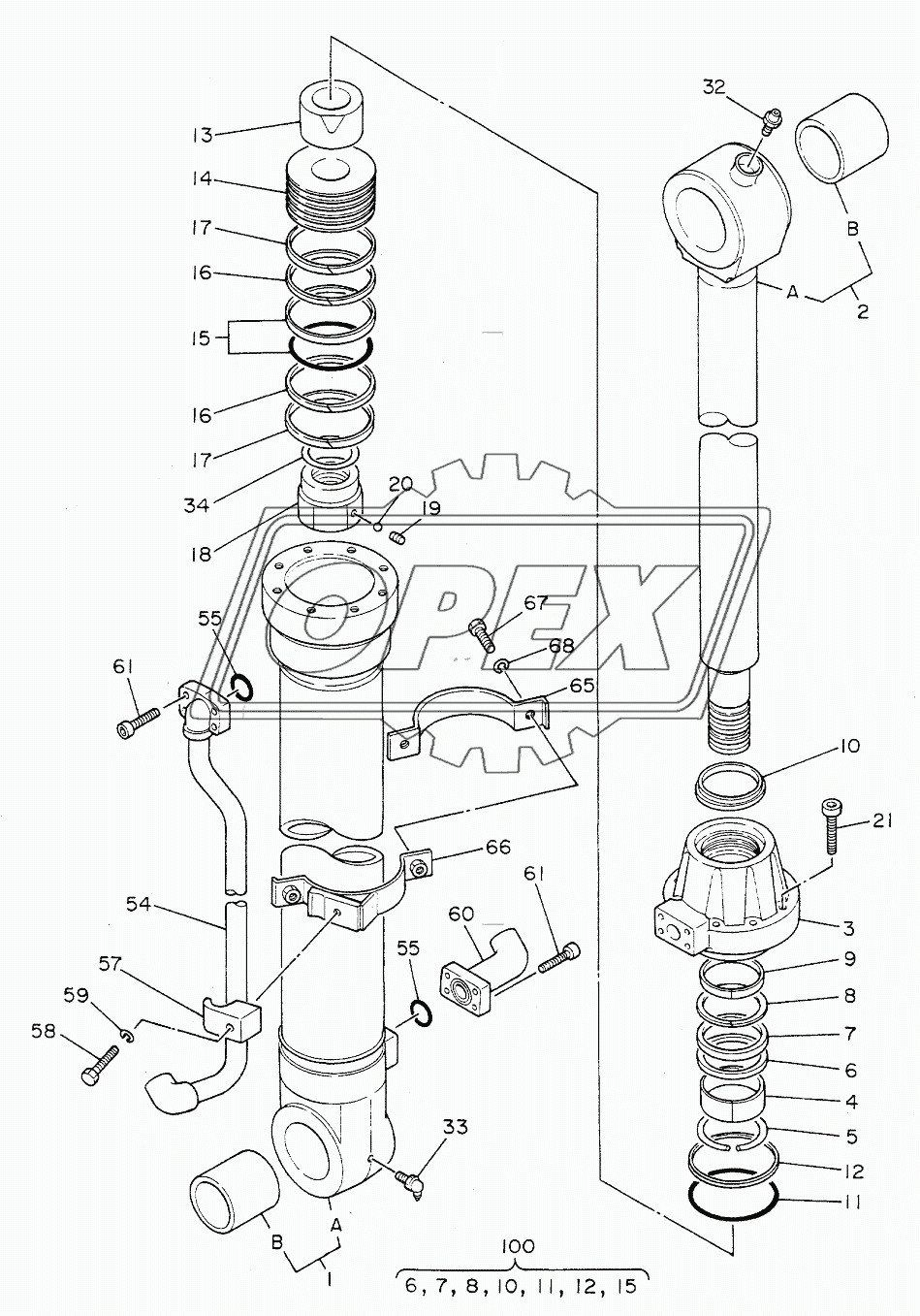 CYL., BUCKET