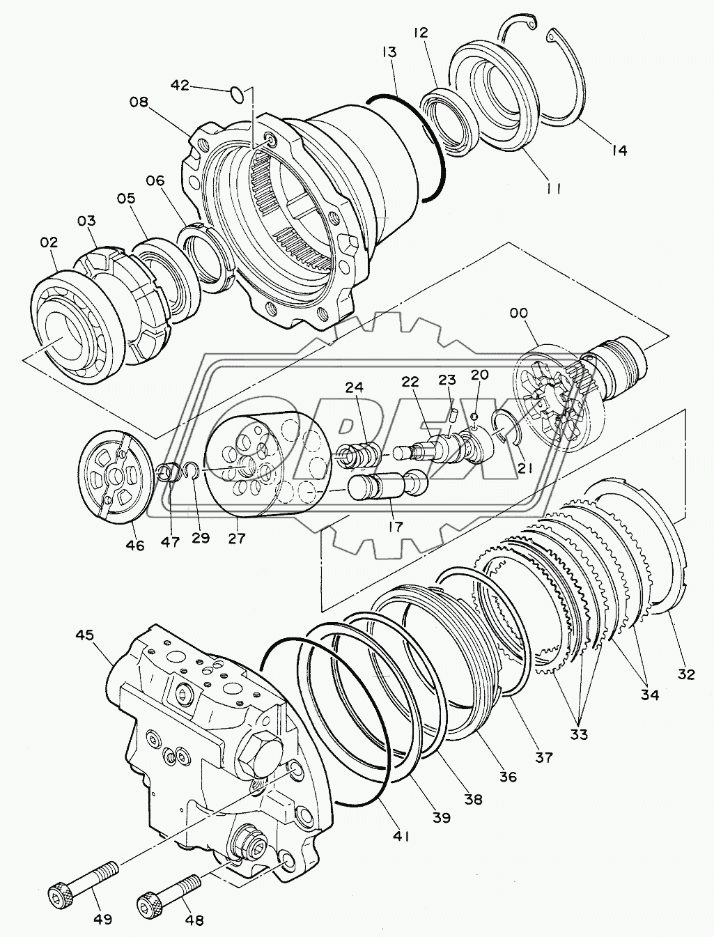 MOTOR, OIL (TRAVEL) 1