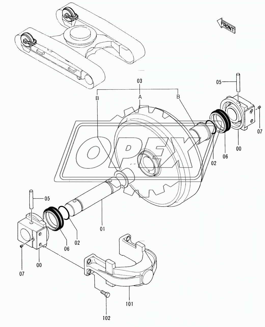 FRONT IDLER