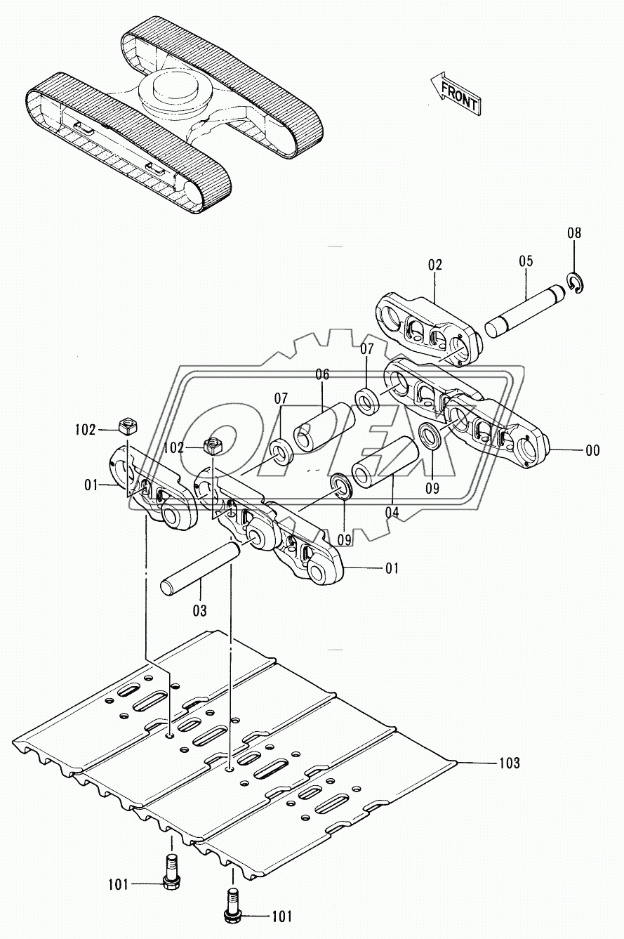 TRACK-LINK 600G (STD. TRACK)