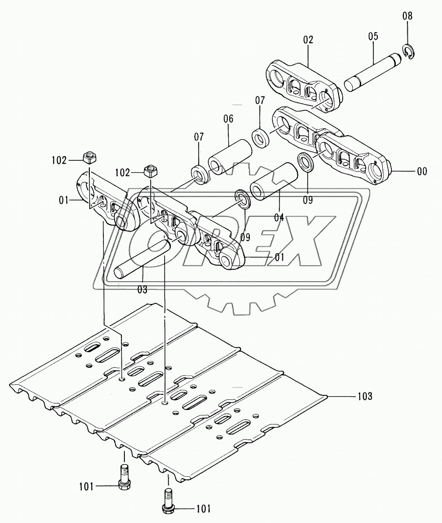 TRACK-LINK 600G (LC TRACK)