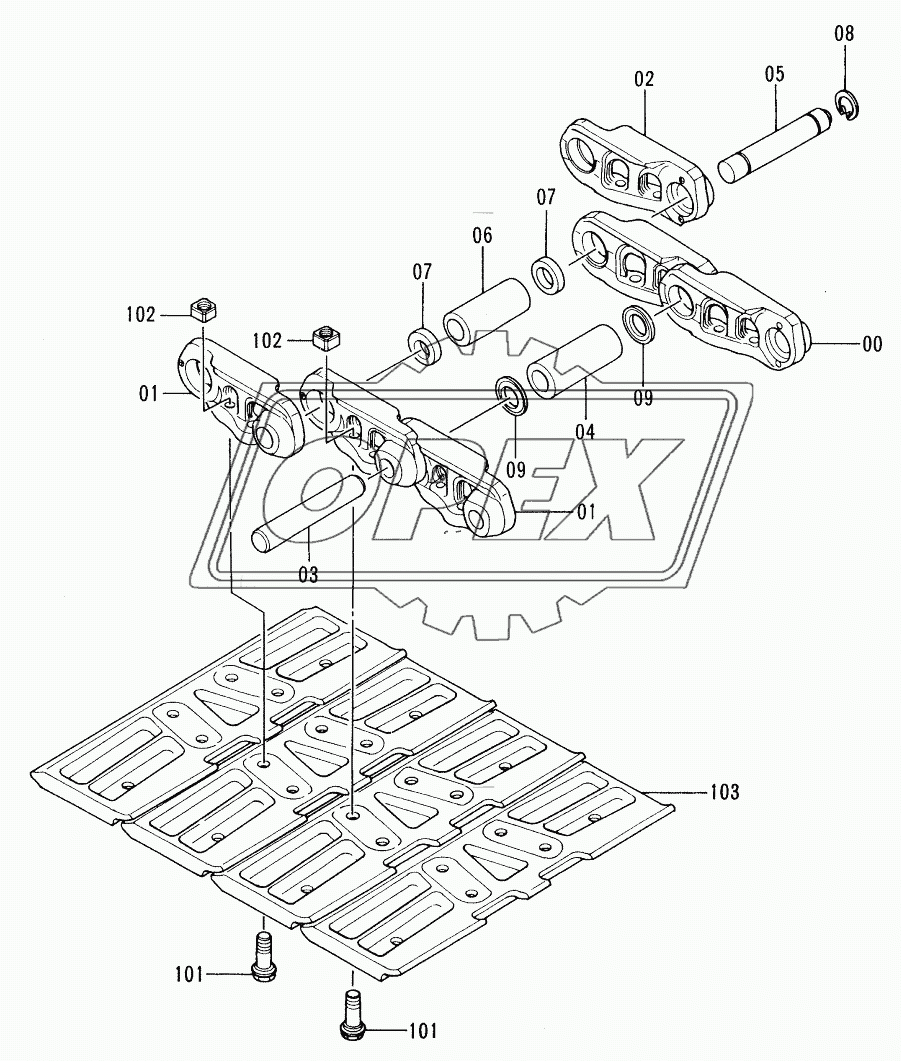 TRACK-LINK 600F (STD. TRACK)