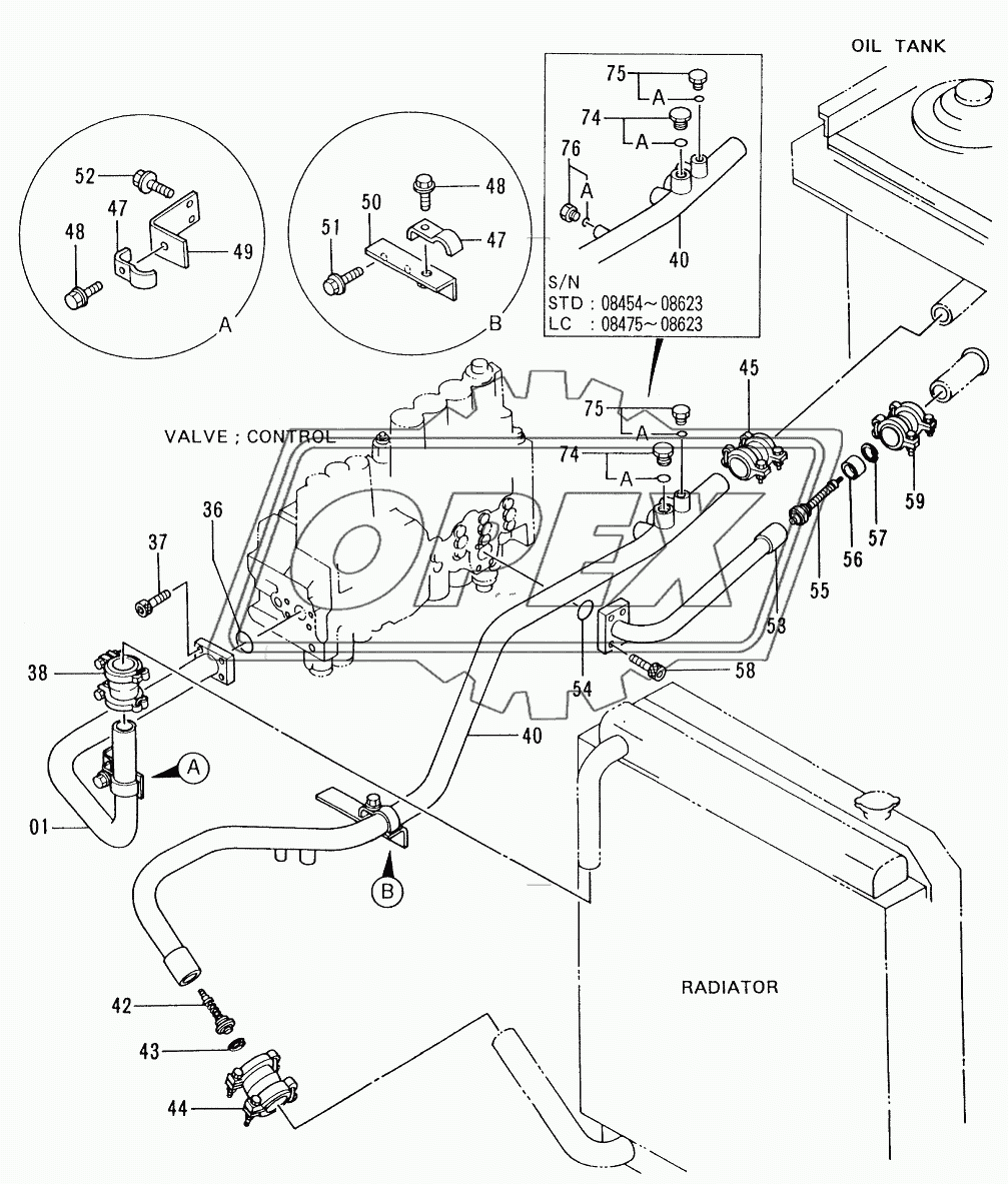 OIL COOLER PIPINGS (3)