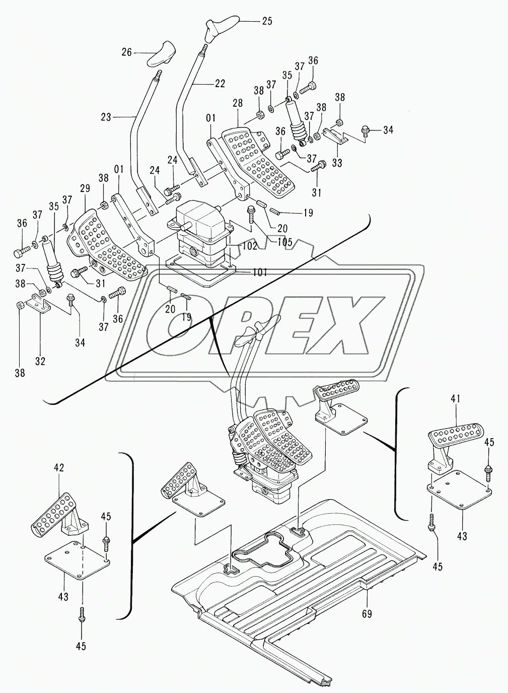 CONTROL LEVER (2)