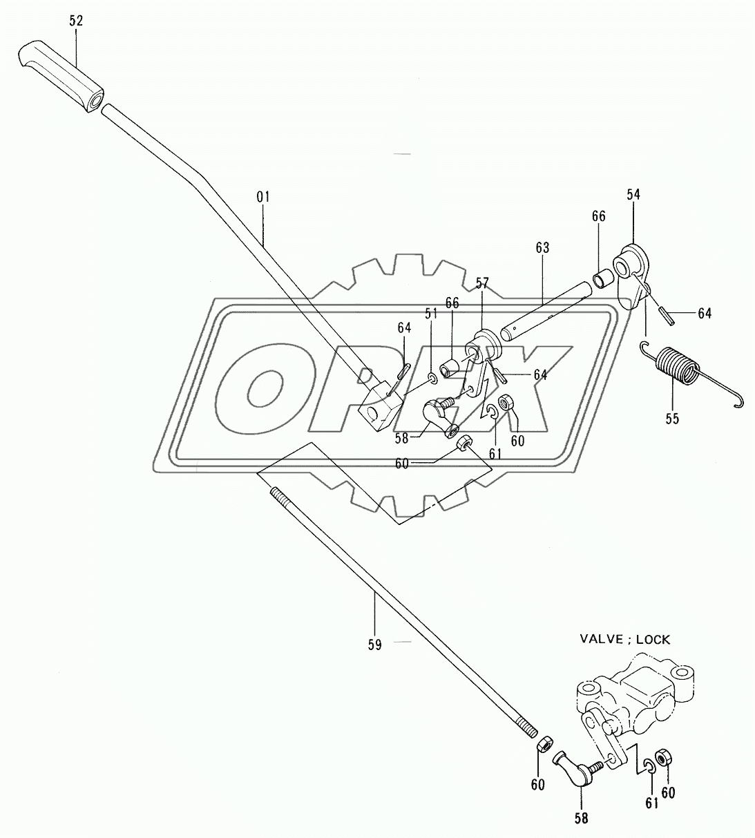 CONTROL LEVER (3)