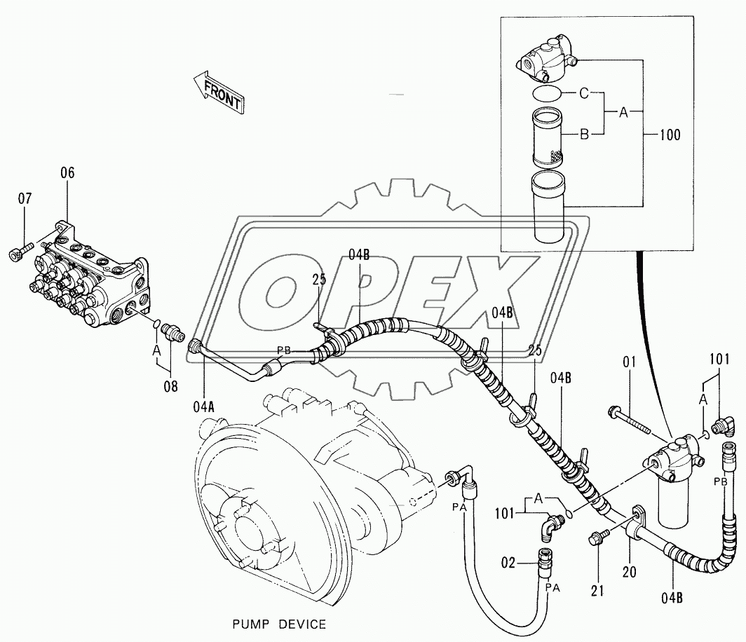 PILOT PIPINGS (1-1) Serial №08001-08060