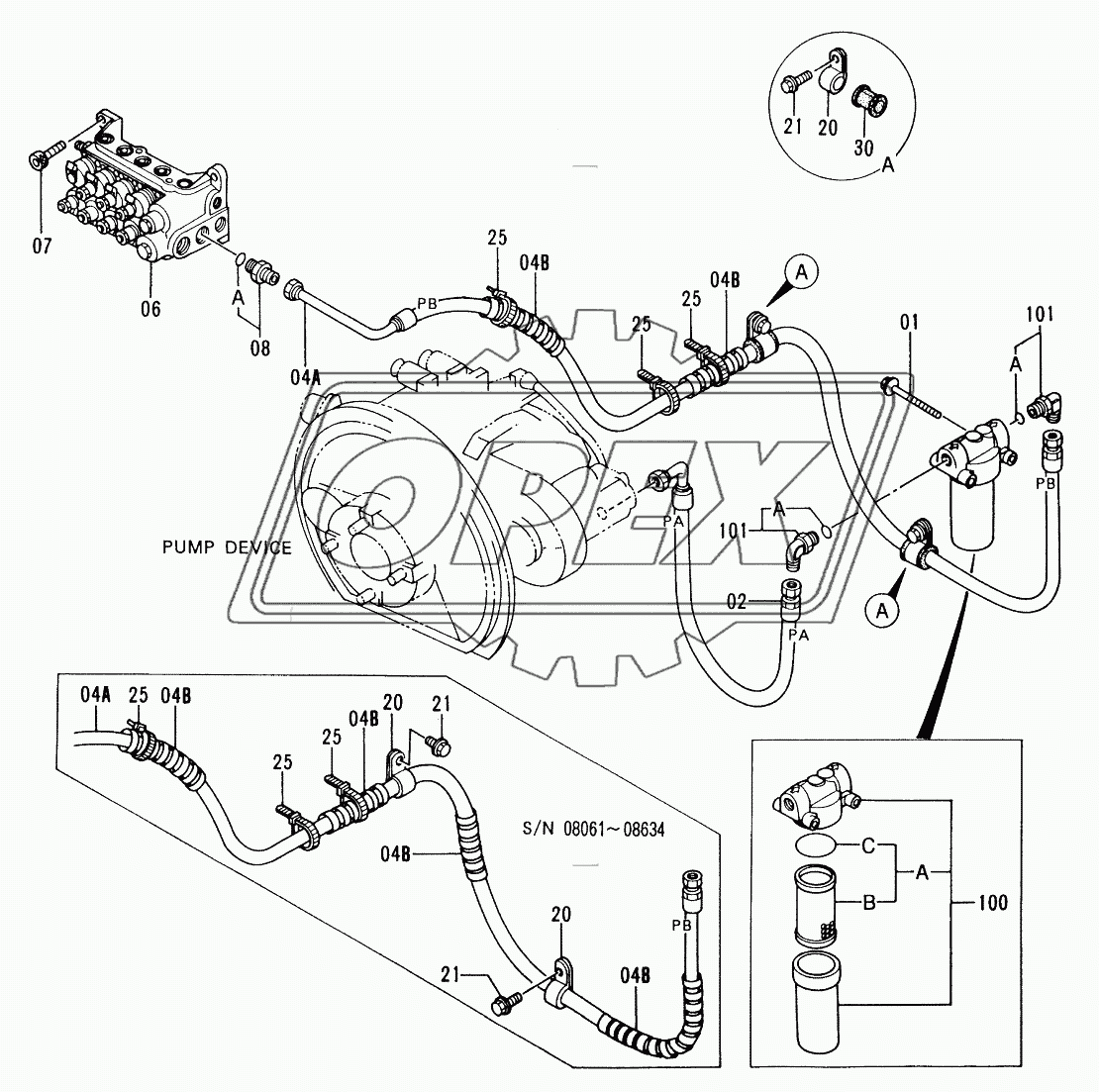 PILOT PIPINGS (1-1) Serial №08061-