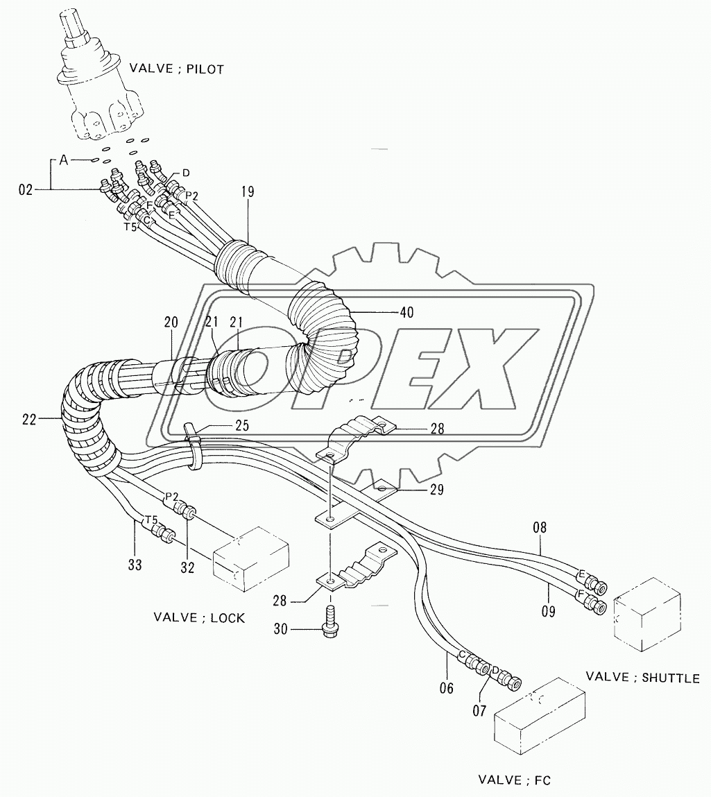 PILOT PIPINGS (5-1) <STD>