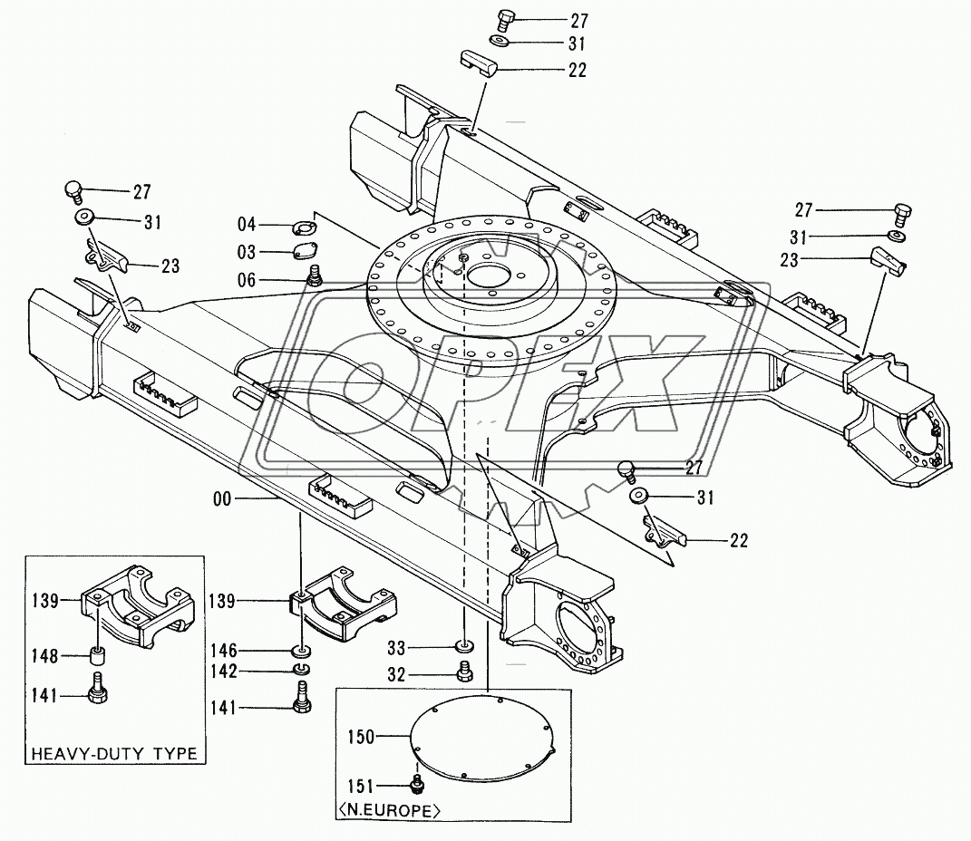 TRACK FRAME (LC TRACK)