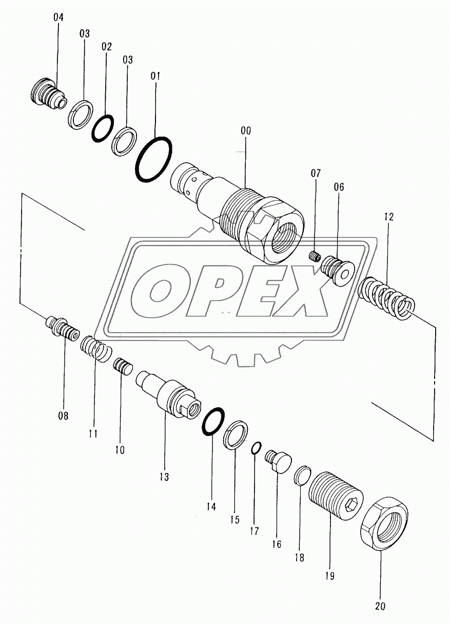 VALVE, RELIEF 08001-H00530, H00849-H00902