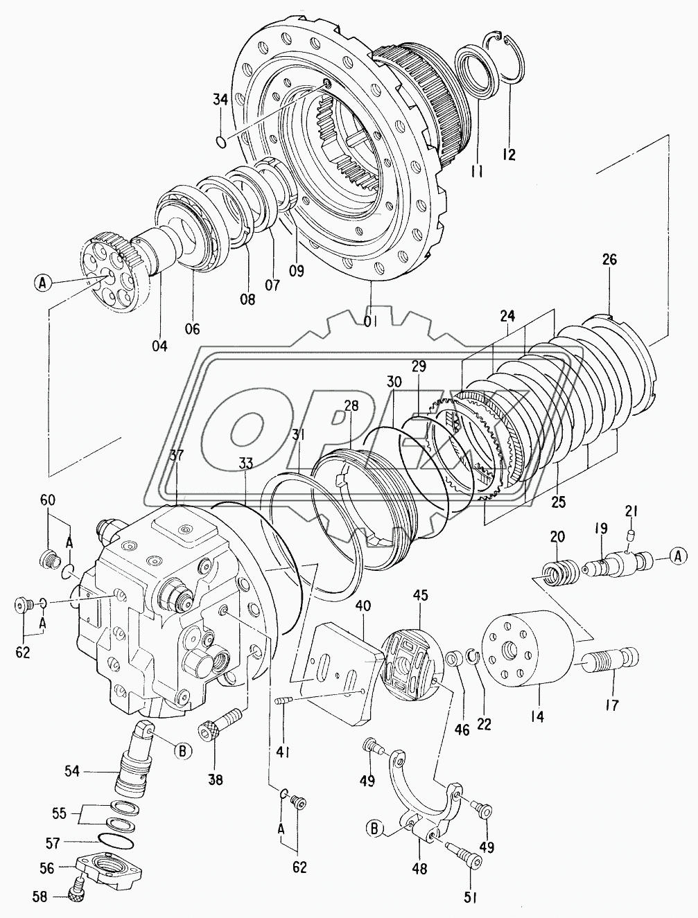 MOTOR, OIL (TRAVEL) H00903-