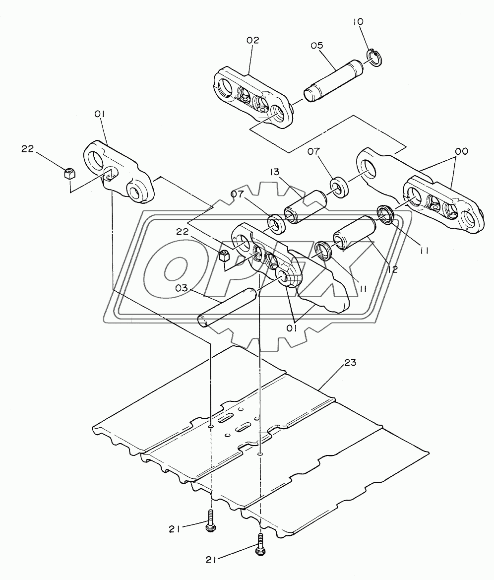 TRACK-LINK 800G (STD. TRACK)