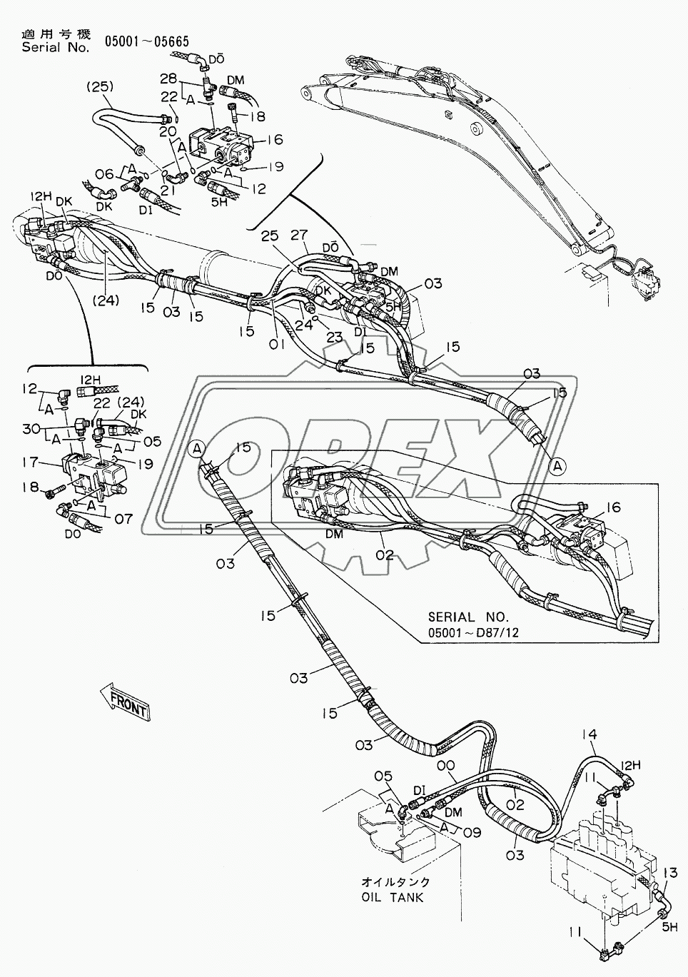 HOSE RUPTURE VALVE PIPINGS (ARM) 1