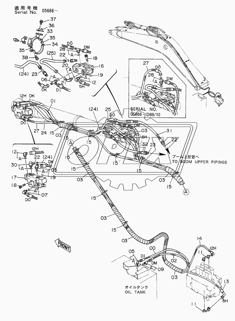 HOSE RUPTURE VALVE PIPINGS (ARM) 2