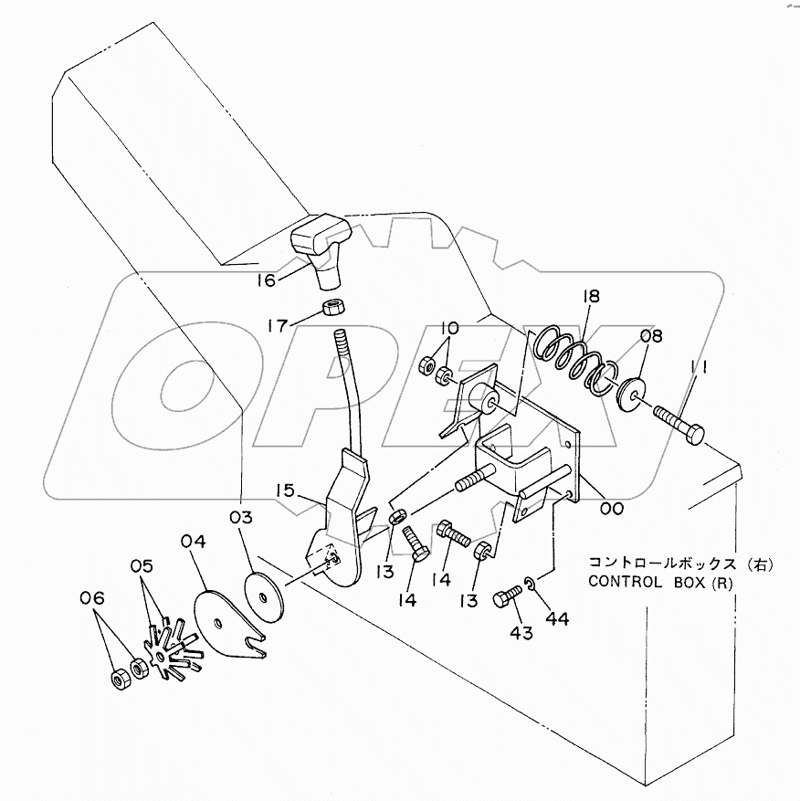 ENGINE CONTROL LEVER (1)