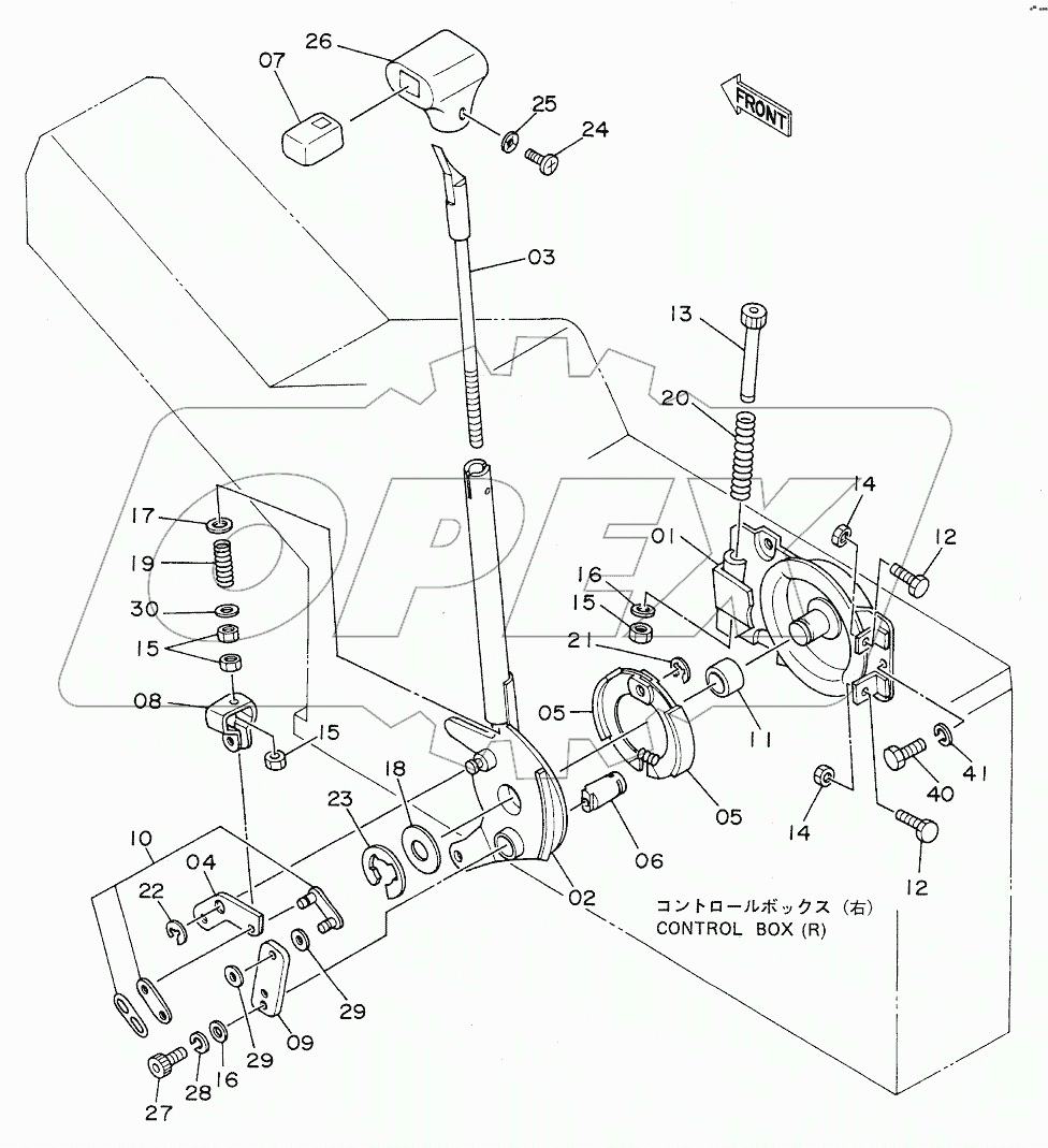 ENGINE CONTROL LEVER (1)