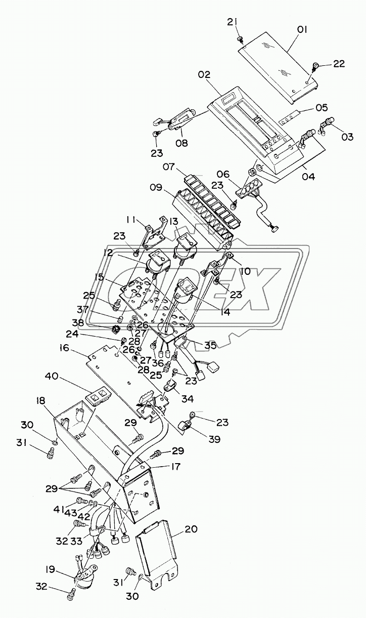 GAUGE PANEL <SDX>