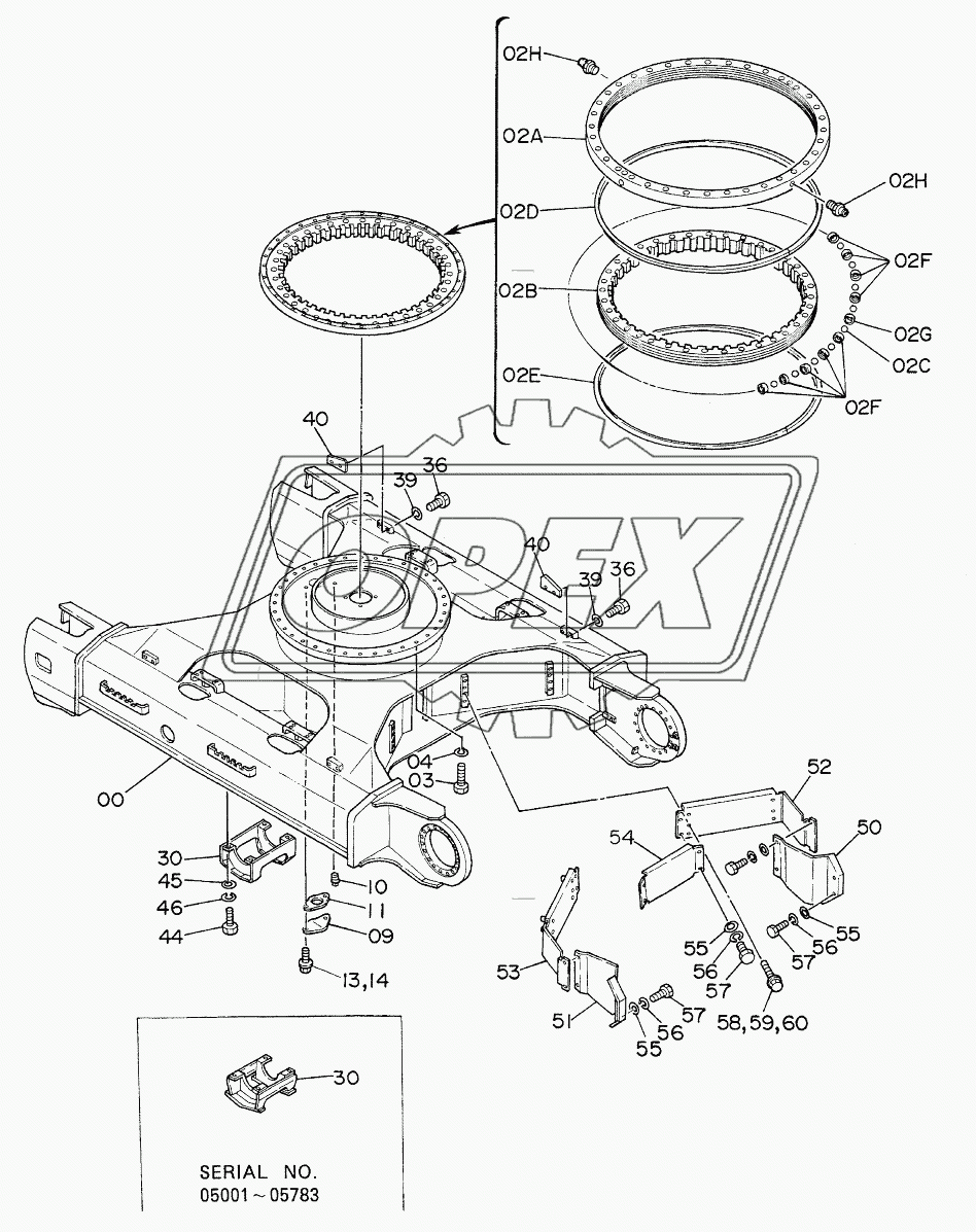 TRACK FRAME (STD. TRACK)