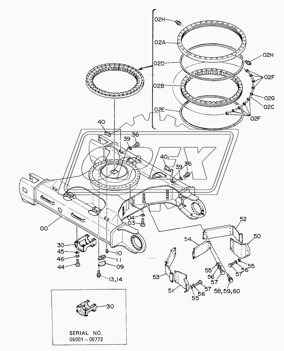 TRACK FRAME (LC TRACK)