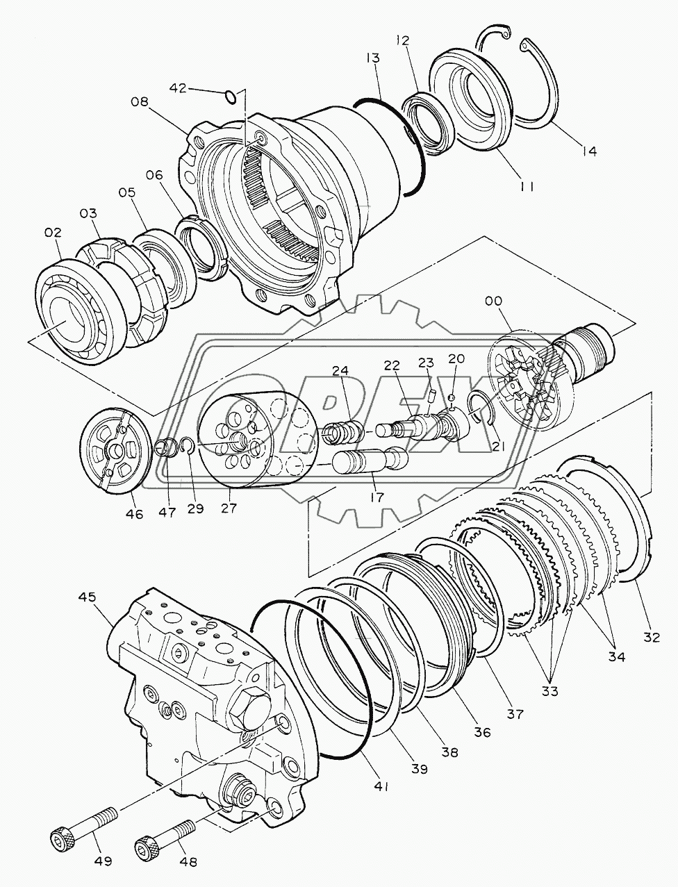 MOTOR,OIL (TRAVEL) 1