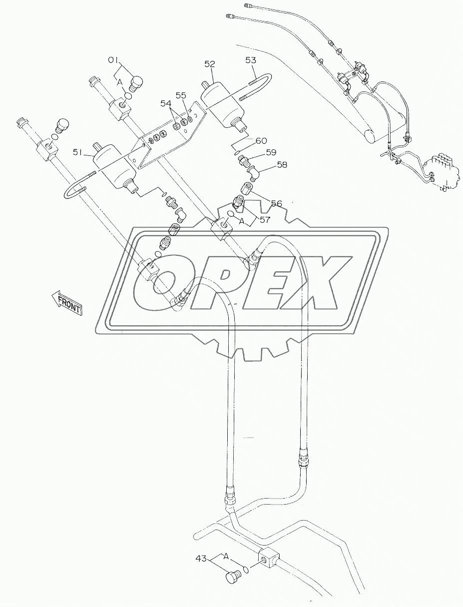 PIPINGS (3) FOR BREAKER, CRUSHER (NPK BREAKER)