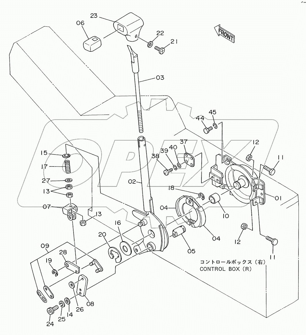 ENGINE CONTROL LEVER (1)