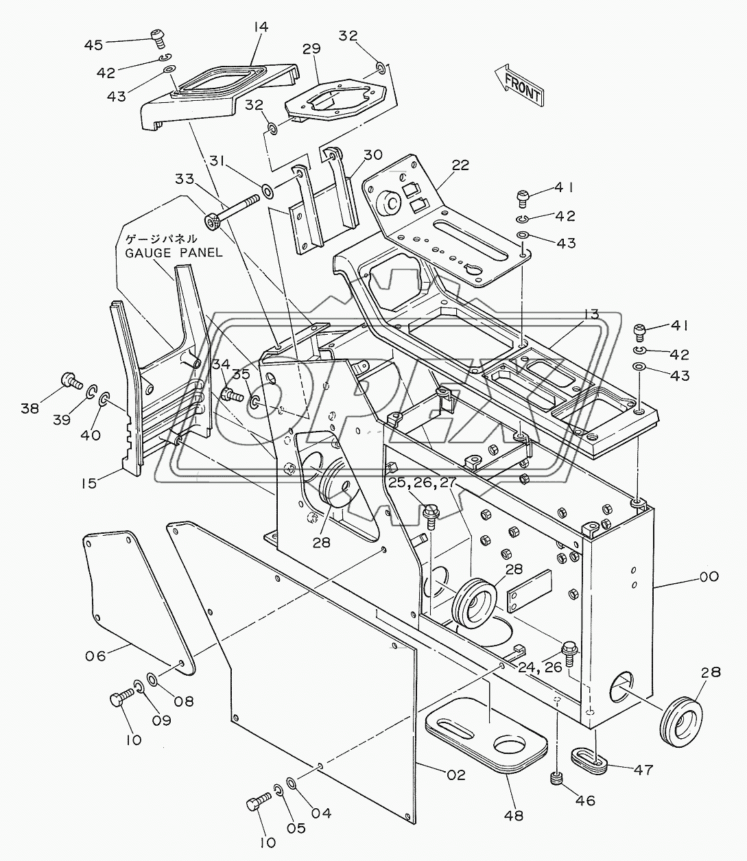 CONTROL BOX (R) <SDX>