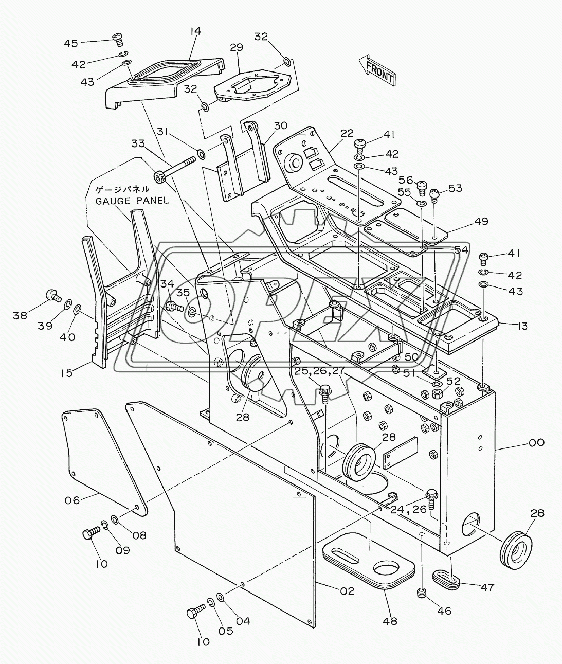 CONTROL BOX (R) <DX>