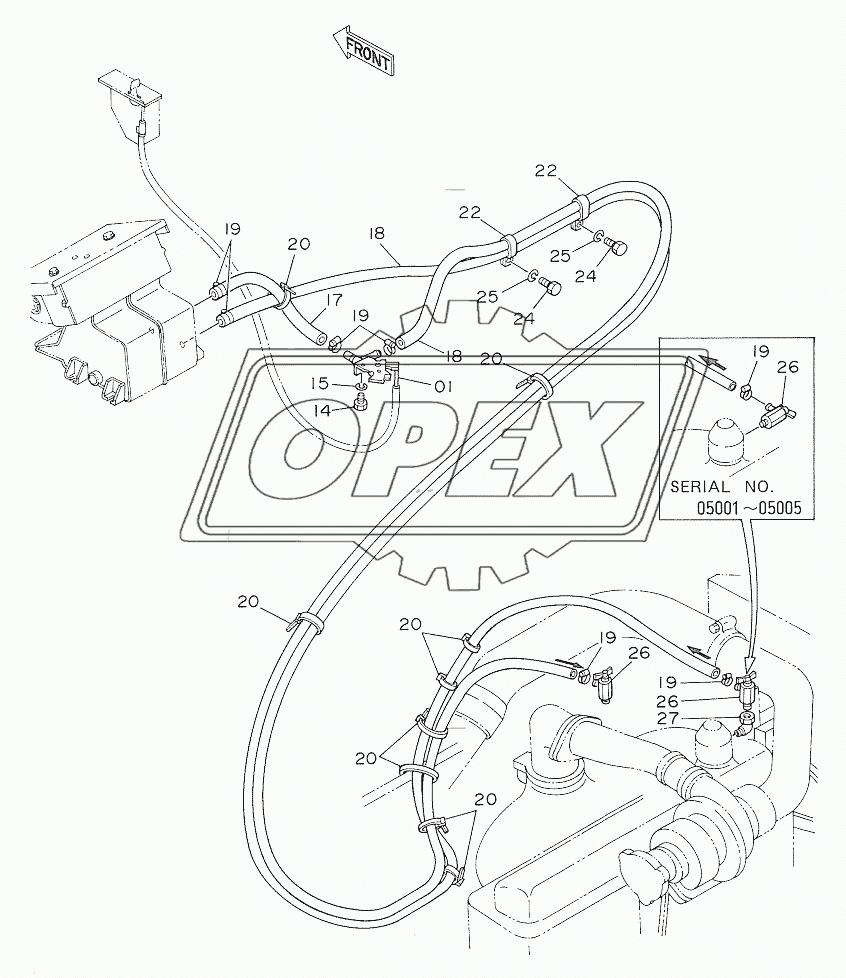 CAR HEATER PIPINGS <SDX>