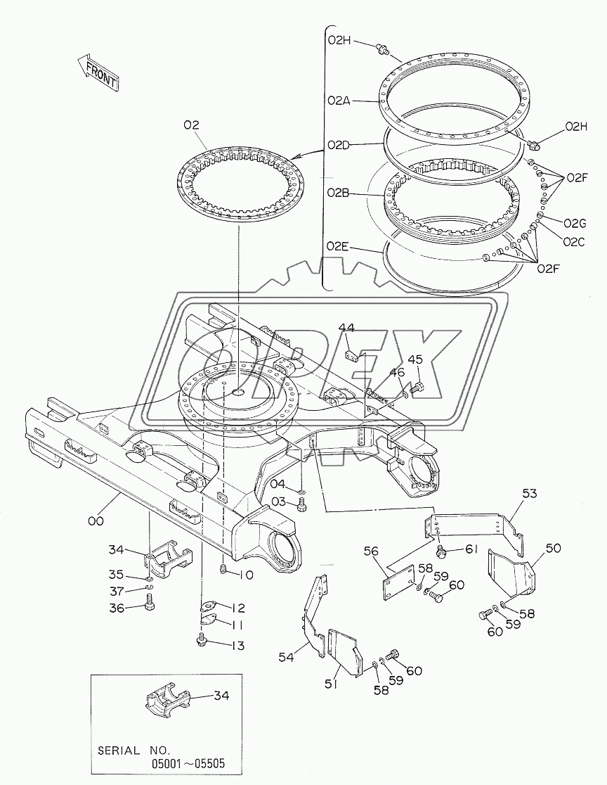 TRACK FRAME (LC TRACK)