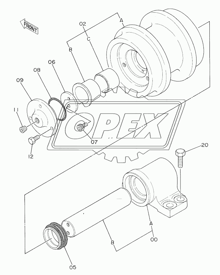 UPPER ROLLER