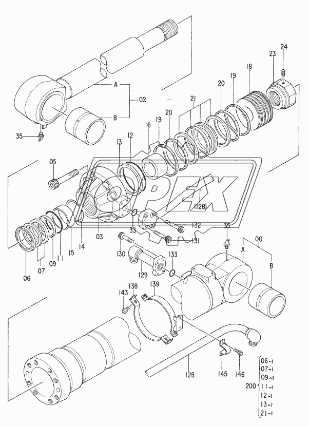 CYL., BUCKET 4