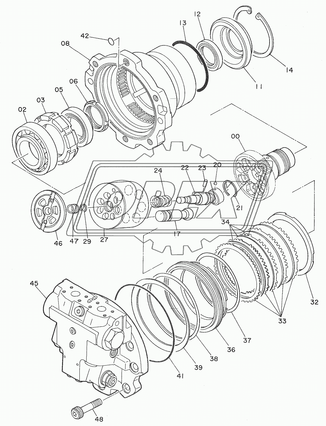 MOTOR, OIL (TRAVEL) 1