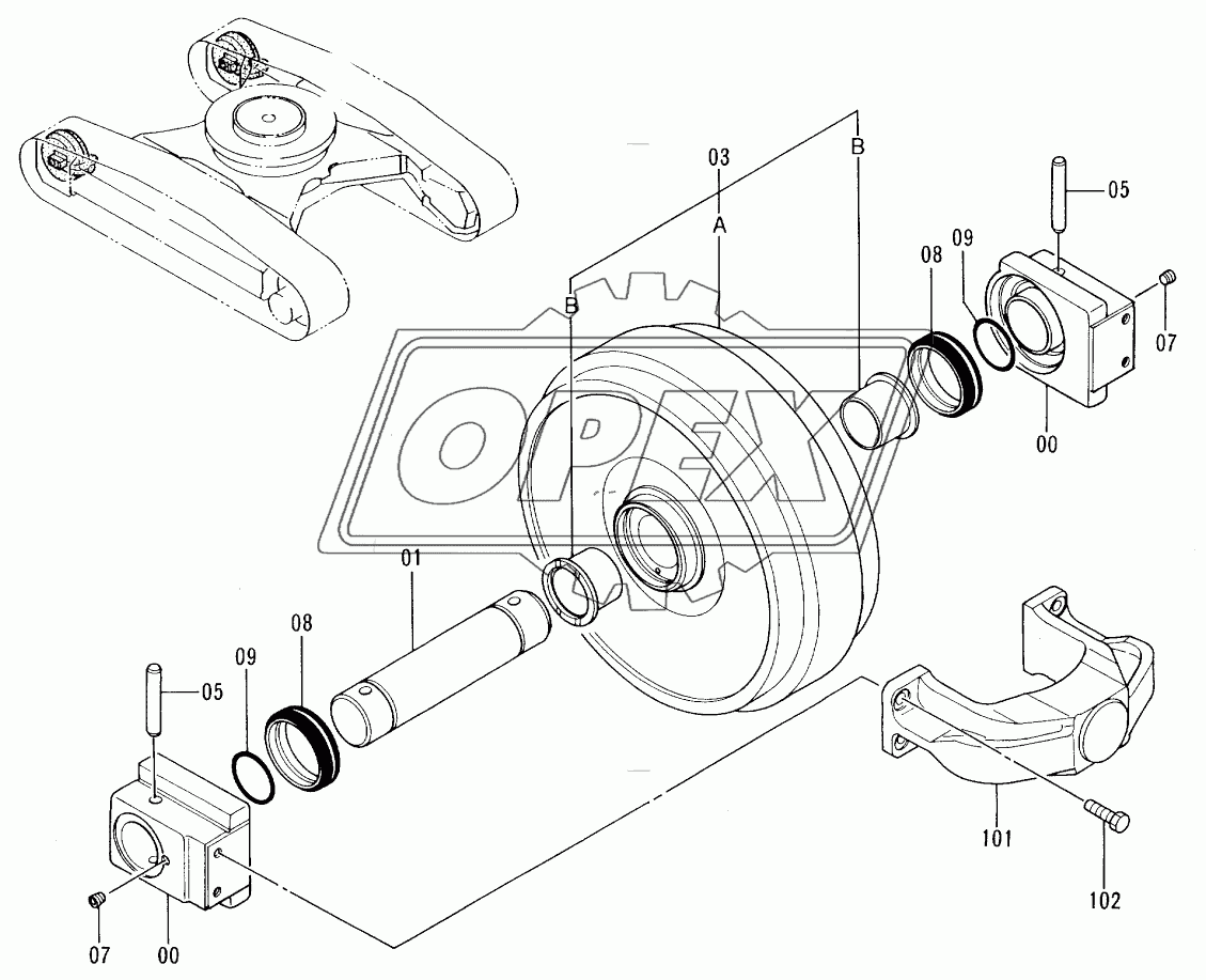 FRONT IDLER