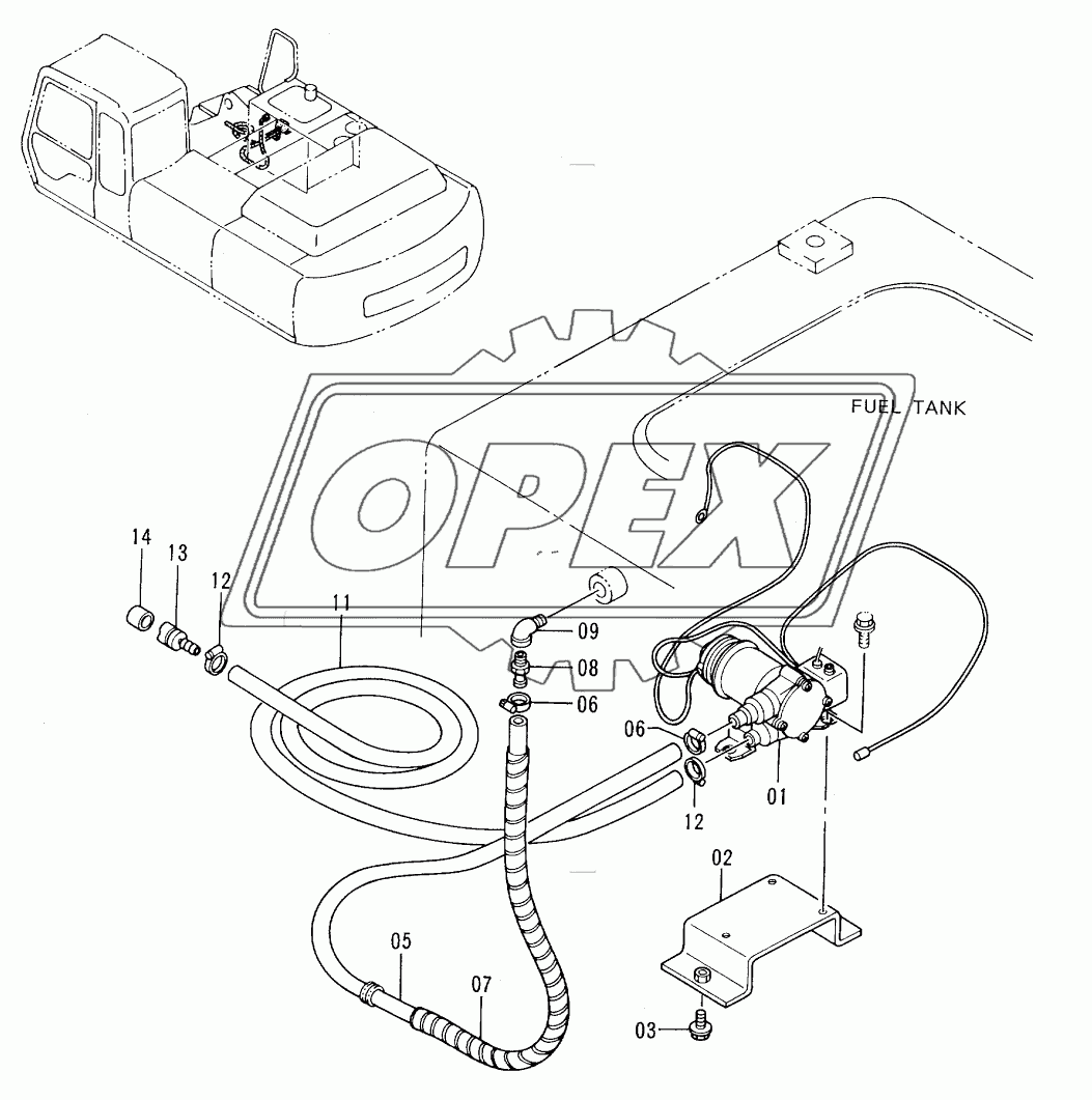 FUEL FEED PUMP <OPTION>