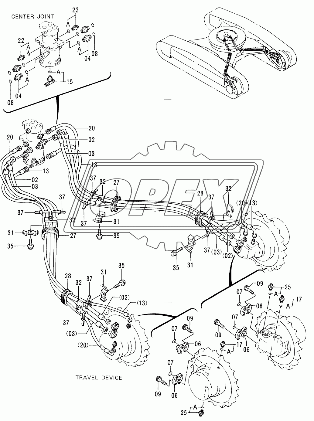 TRAVEL PIPINGS <LC TRACK>