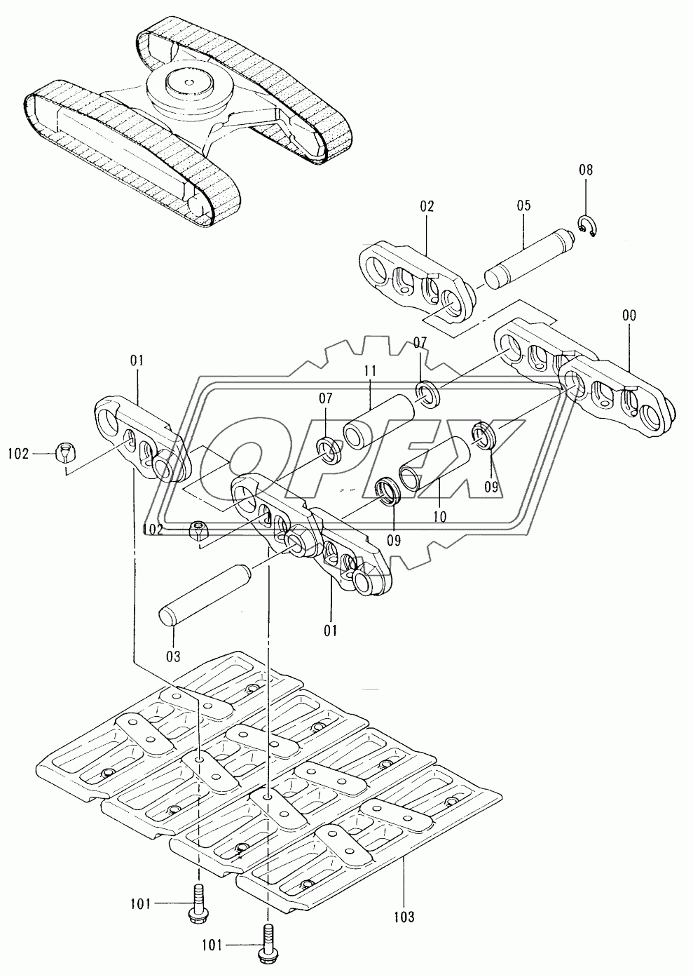 TRACK-LINK (600F)<LC TRACK>