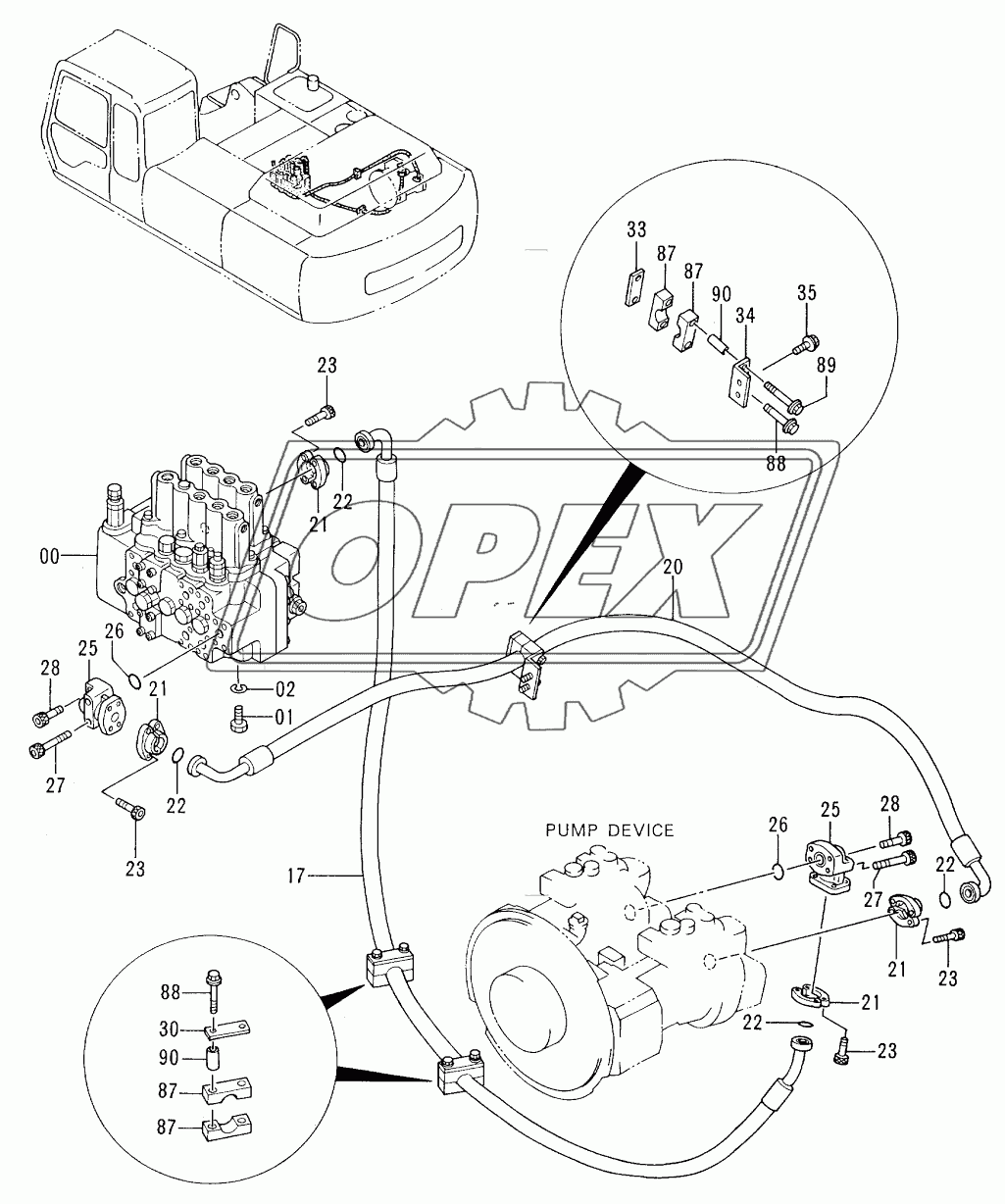 OIL COOLER PIPINGS (2)